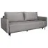 Ciemnoszara rozkładana sofa z pojemnikiem - Eugene