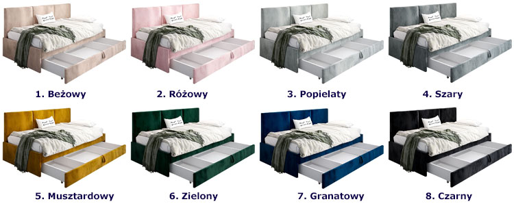 kolory tapczanu Sorento 6X