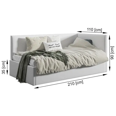 wymiary tapczanu 100x200 Sorento 7X
