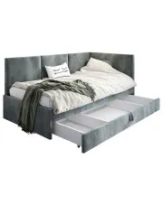 Szara sofa z funkcją spania i pojemnikiem Sorento 7X - 4 rozmiary w sklepie Edinos.pl