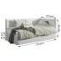 wymiary tapczanu 100x200 Sorento 7X