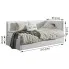 wymiary tapczanu 80x200 Sorento 7X
