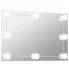 Prostokątne wiszące lustro LED 60x40 cm - Ollos 5X