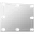 Nowoczesne prostokątne lustro z oświetleniem LED 80x60 cm - Ollos 8X
