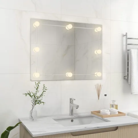 lustro led zawieszane na ścianie Ollos 8X