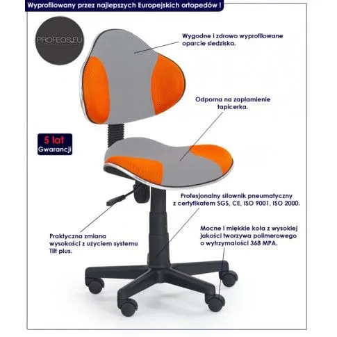 Fotografia Fotel młodzieżowy Voma - fioletowo-czarny z kategorii Siedziska dla dzieci i młodzieży