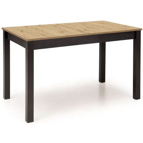 Nowoczesny stół prostokątny dąb artisan + czarny Orit