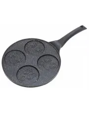 Aluminiowa patelnia do placuszków z minkami 26,5cm - Liversi 3X w sklepie Edinos.pl