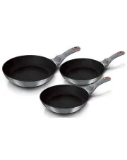 3 aluminiowe patelnie na każdy typ kuchenki - Jurtex 7X w sklepie Edinos.pl