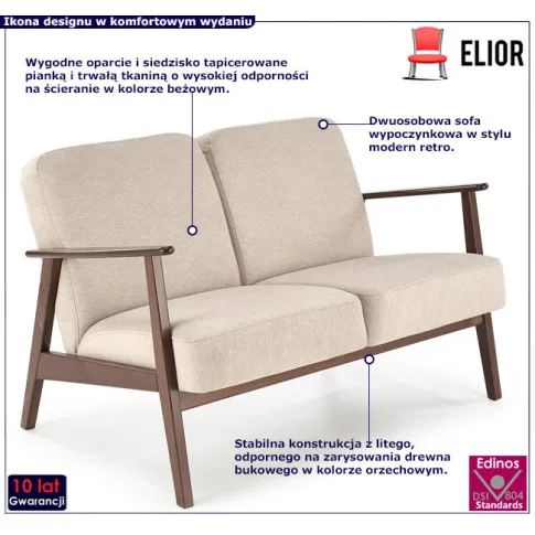 wypoczynkowa sofa retro Conti 4X