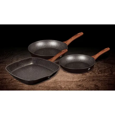 Prezentacja czarnego zestawu patelni Ospox 5X