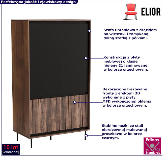 Szafa na ubrania Havier 5X