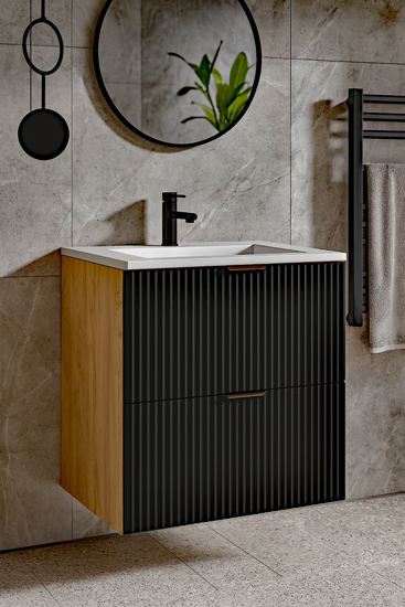 Wizualizacja szafki Endo czarny orzech