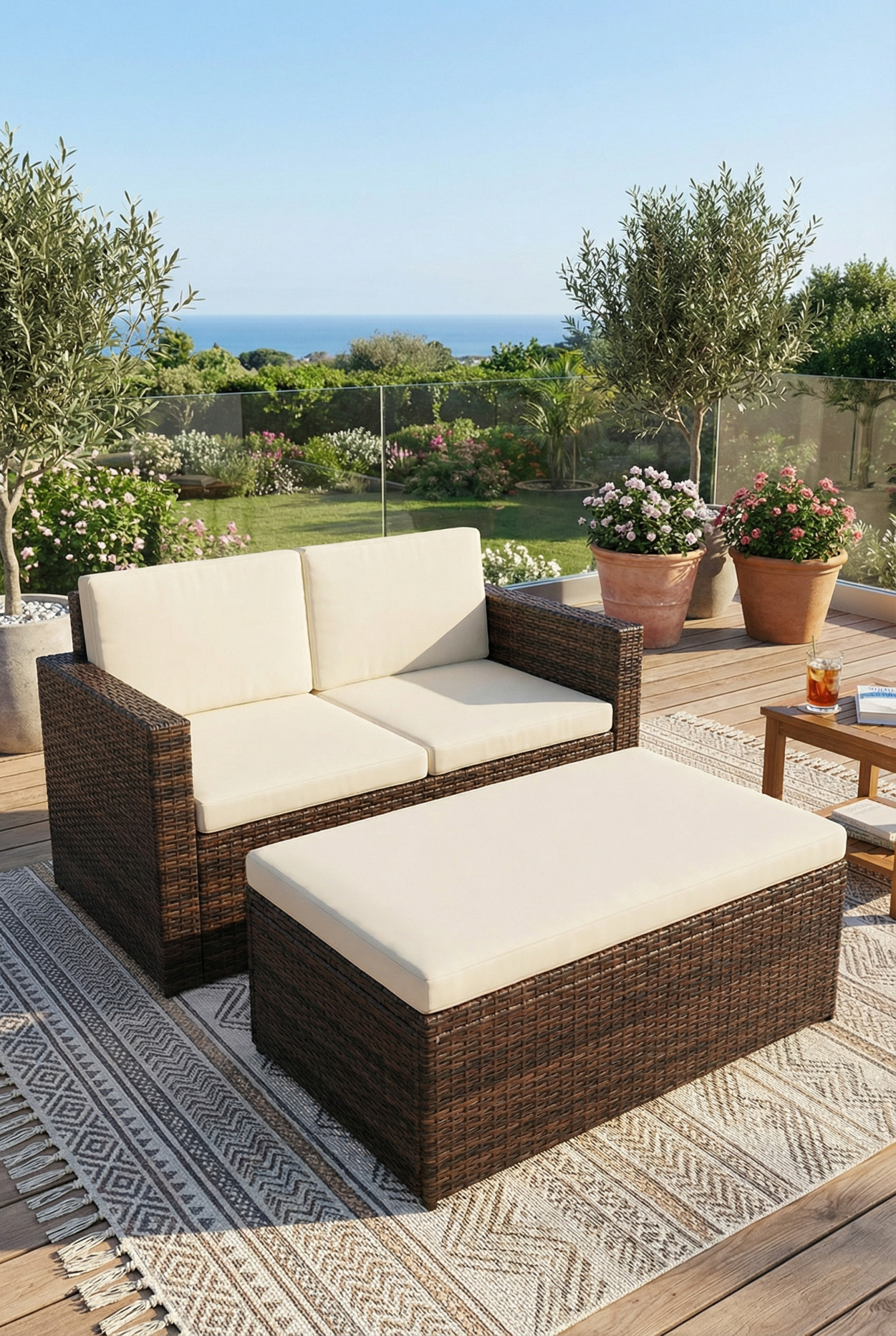 Aranżacja tarasu z zestawem Ugis