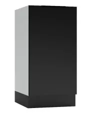 Czarna dolna szafka kuchenna 40 cm - Carbon 6X w sklepie Edinos.pl