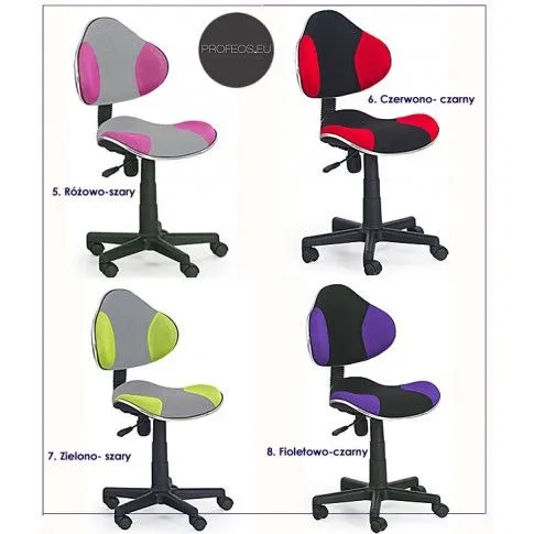 Szczegółowe zdjęcie nr 4 produktu Fotel młodzieżowy Voma - pomarańczowo-czarny