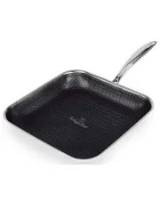Kwadratowa grillowa patelnia z powłoką 3D 28 cm - Gibrex 3X w sklepie Edinos.pl