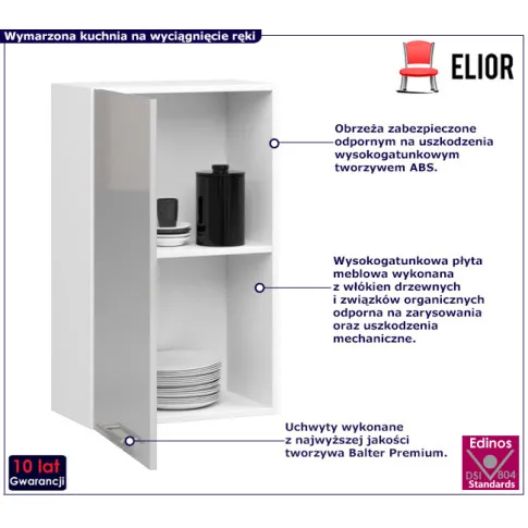 Szara szafka do kuchni Cortez 14X