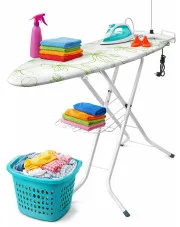 Deska do prasowania z półką i gniazdkiem - Hexero w sklepie Edinos.pl