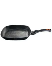 Patelnia grillowa z silikonowym uchwytem typu soft touch - Gibrex 12X w sklepie Edinos.pl