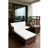 Brązowy zestaw rattanowy do ogrodu Manila