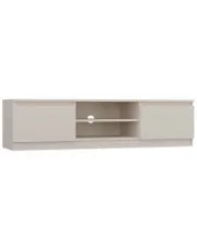 Niska szafka RTV kaszmir Verta 3X 140 cm w sklepie Edinos.pl