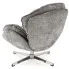 obrotowy fotel popielaty Besari
