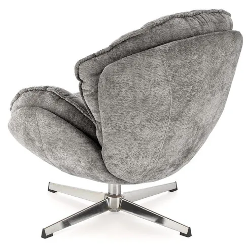 obrotowy fotel popielaty Besari