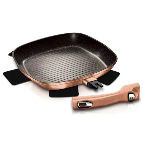 Aluminiowa złota patelnia grillowa Fertox 7X