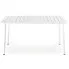 biały prostokątny stół do ogrodu Calido 4X
