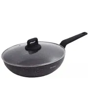 Aluminiowy wok z powłoką marmurkową 28cm - Ibrok 14X w sklepie Edinos.pl