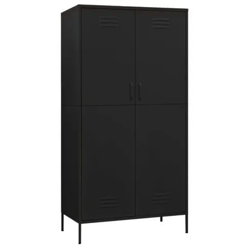 Zdjęcie produktu Czarna metalowa szafa do garażu - Dova 7X.