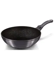 Aluminiowy wok z potrójną powłoką granitową 28cm - Poveks 6X w sklepie Edinos.pl