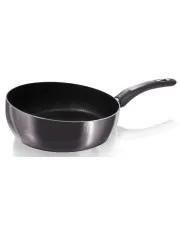 Aluminiowy grafitowy wok na indukcję 26cm - Poveks 10X w sklepie Edinos.pl