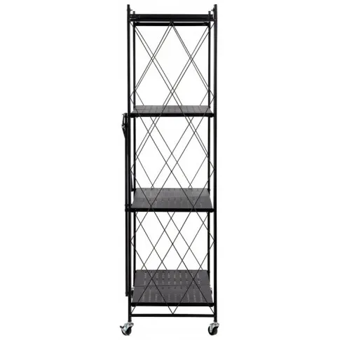 Szczegółowe zdjęcie nr 4 produktu Czarny mobilny regał do garażu - Piano 4X