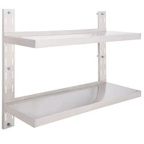 Zdjęcie produktu Metalowa półka do garażu Collin 2X - srebrna.