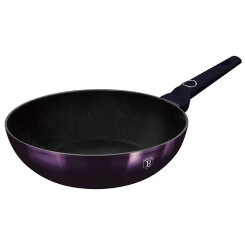 Fioletowa patelnia typu wok Hurgen 6X