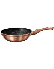 Złota patelnia typu wok z powłoką granitową 28cm - Hurgen 8X w sklepie Edinos.pl