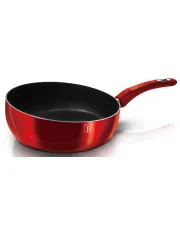 Aluminiowy czerwony wok na każdy typ kuchenki 26cm - Hurgen 10X w sklepie Edinos.pl