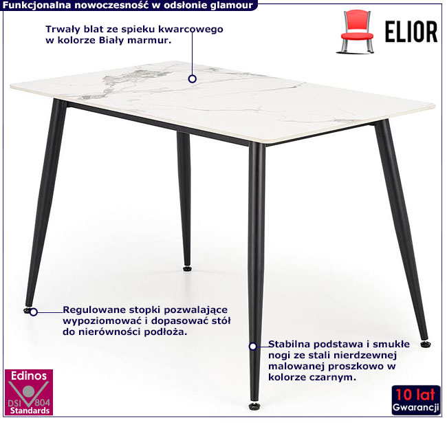 stół do salonu i jadalni 120x70 Emma 3X