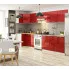 Czerwone meble kuchenne Cortez
