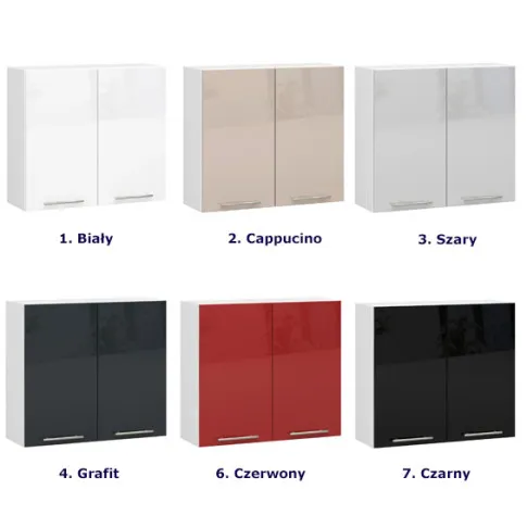 Dostępne kolory szafki Cortez 17X