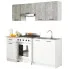 Zdjęcie produktu MEBLE KUCHENNE ZESTAW Trent 1.8M BETON-BIAŁY.