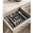 Szary rozsuwany wkład do szuflady   Vaso 8X
