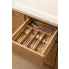 Bambusowy wkład do szuflady z 5 przegrodami Vaso 9X