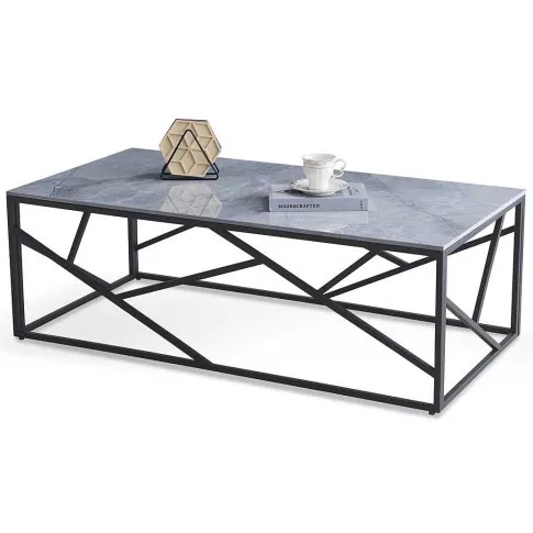 loftowa ława popielaty marmur Cristal 2X