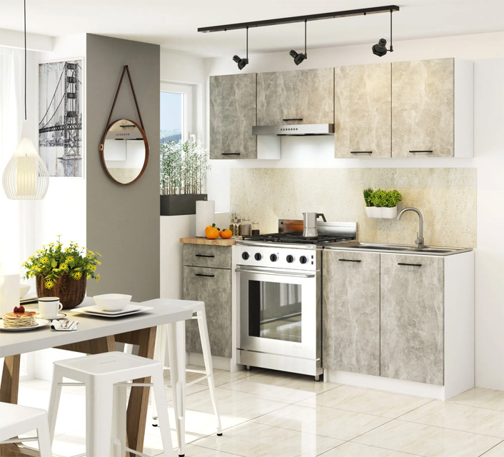 Wizualizacja wnętrza z kolekcją Poli 21X