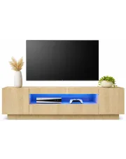 Szafka RTV w kolorze dębu sonoma - Dobix w sklepie Edinos.pl