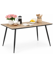 Prostokątny stół w stylu modern retro 120x80 - Sado w sklepie Edinos.pl