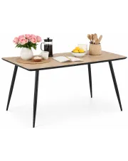 Prostokątny stół w stylu modern retro 120x80 - Sado w sklepie Edinos.pl